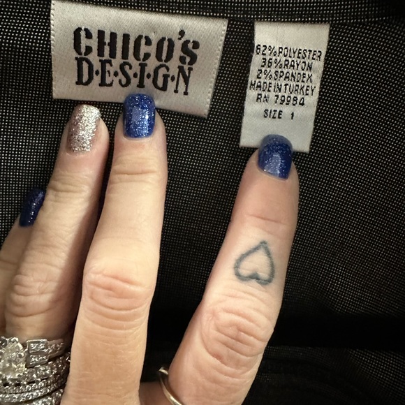 CHICO DESIGN charcoal grey Fall/Spring Versatile Lightweight Jacket size 1 - Picture 3 of 10